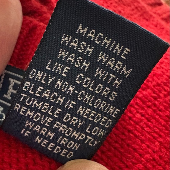 Polo Ralph Lauren Boys 100% Cotton Preppy Sweater Vest in Red Size 5T Size 5 - Picture 4 of 4